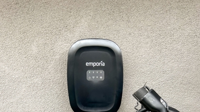 Emporia Charger Hardwired and Wall-mounted in Garage in City of Camarillo Photo