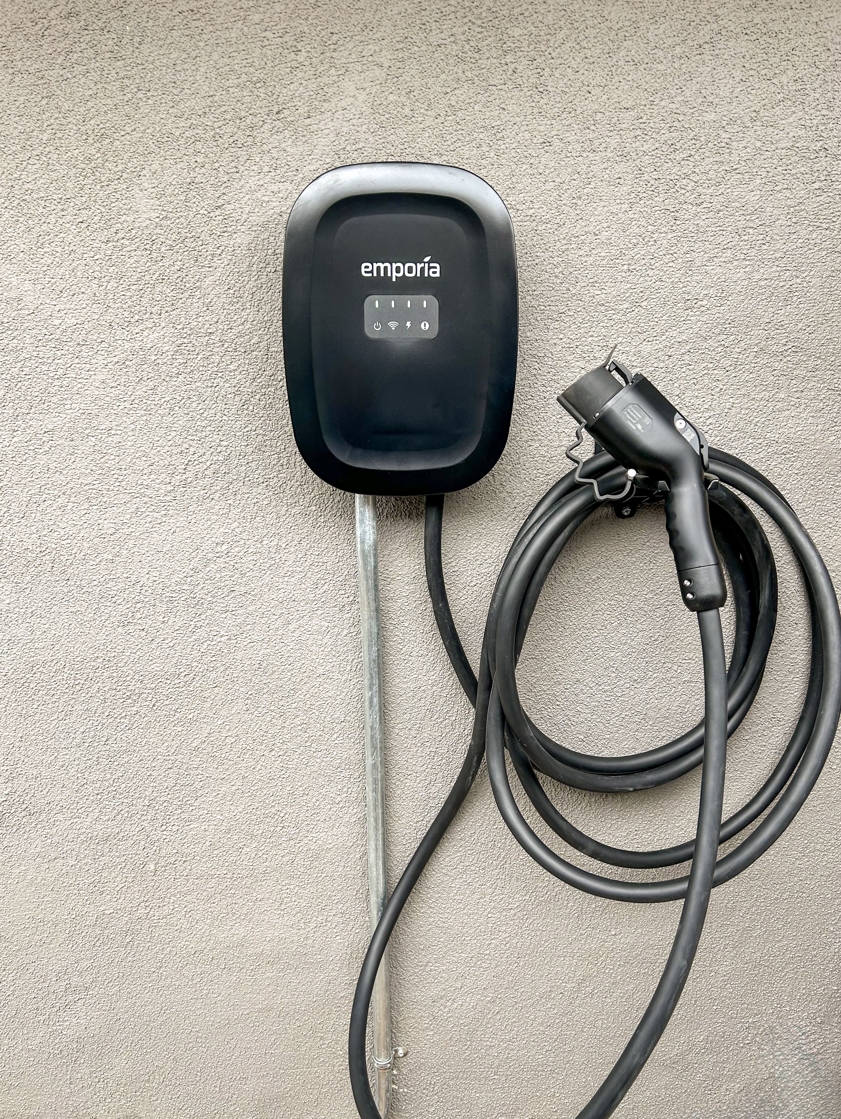 Emporia Charger Hardwired and Wall-mounted in Garage in City of Camarillo Photo