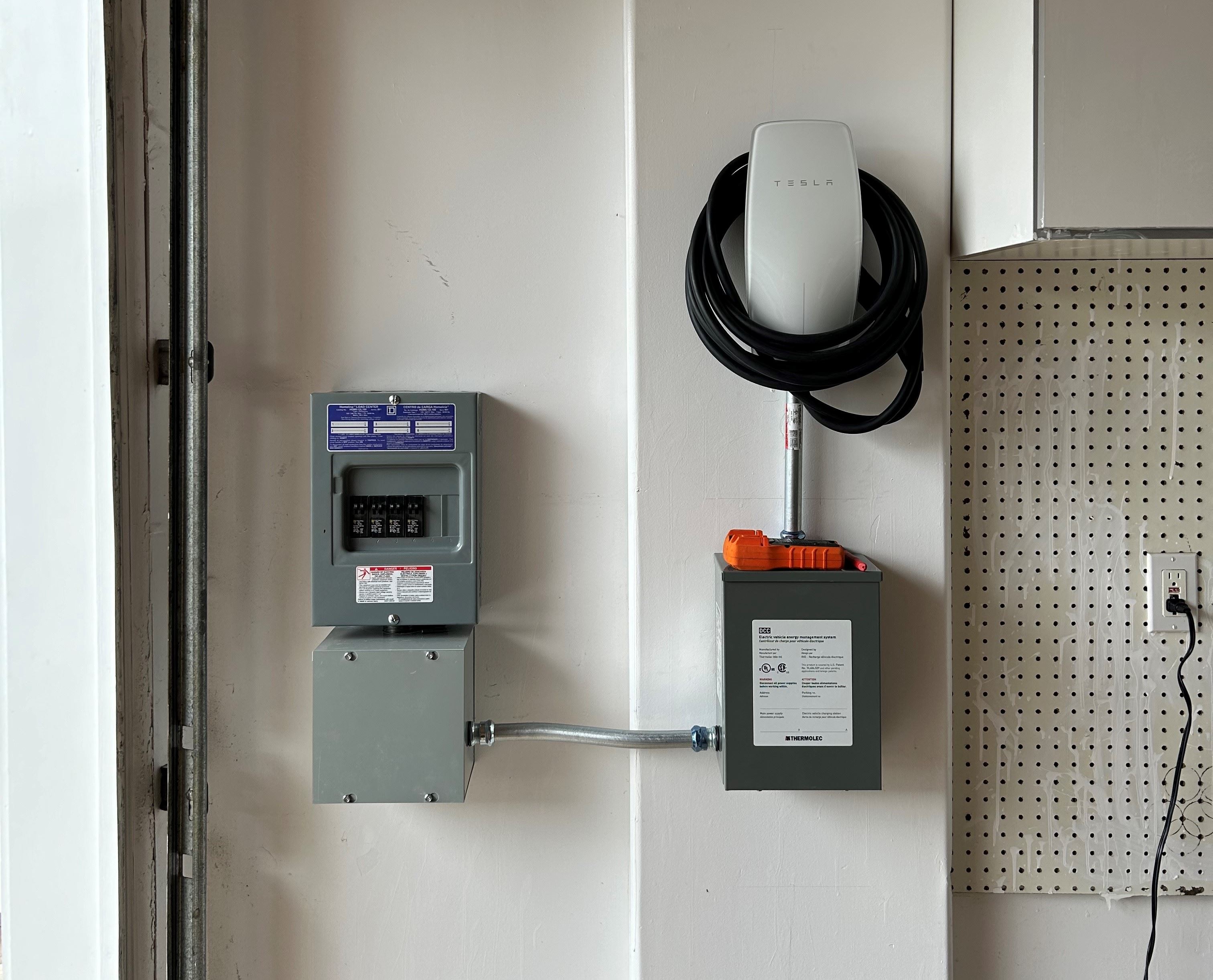 Tesla Charger & Load Shedding Device in Bakersfield Photo